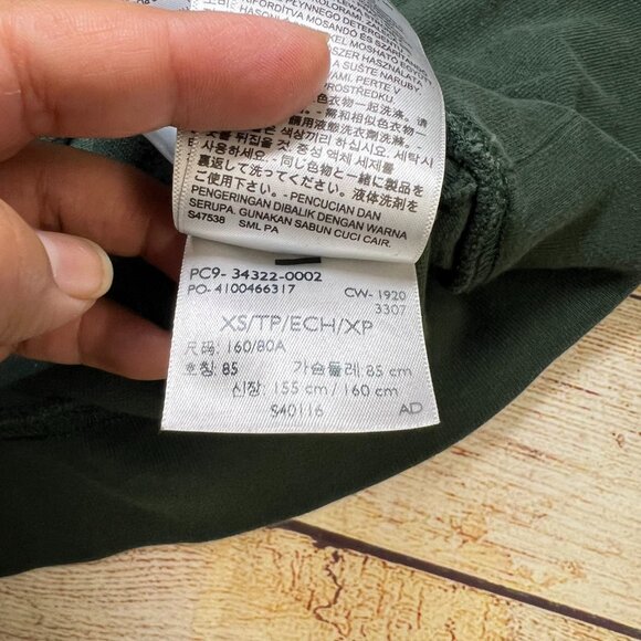 Levi's Green Crewneck Sweatshirt XS Vintage Wash San Francisco Long Sleeve - Picture 4 of 9